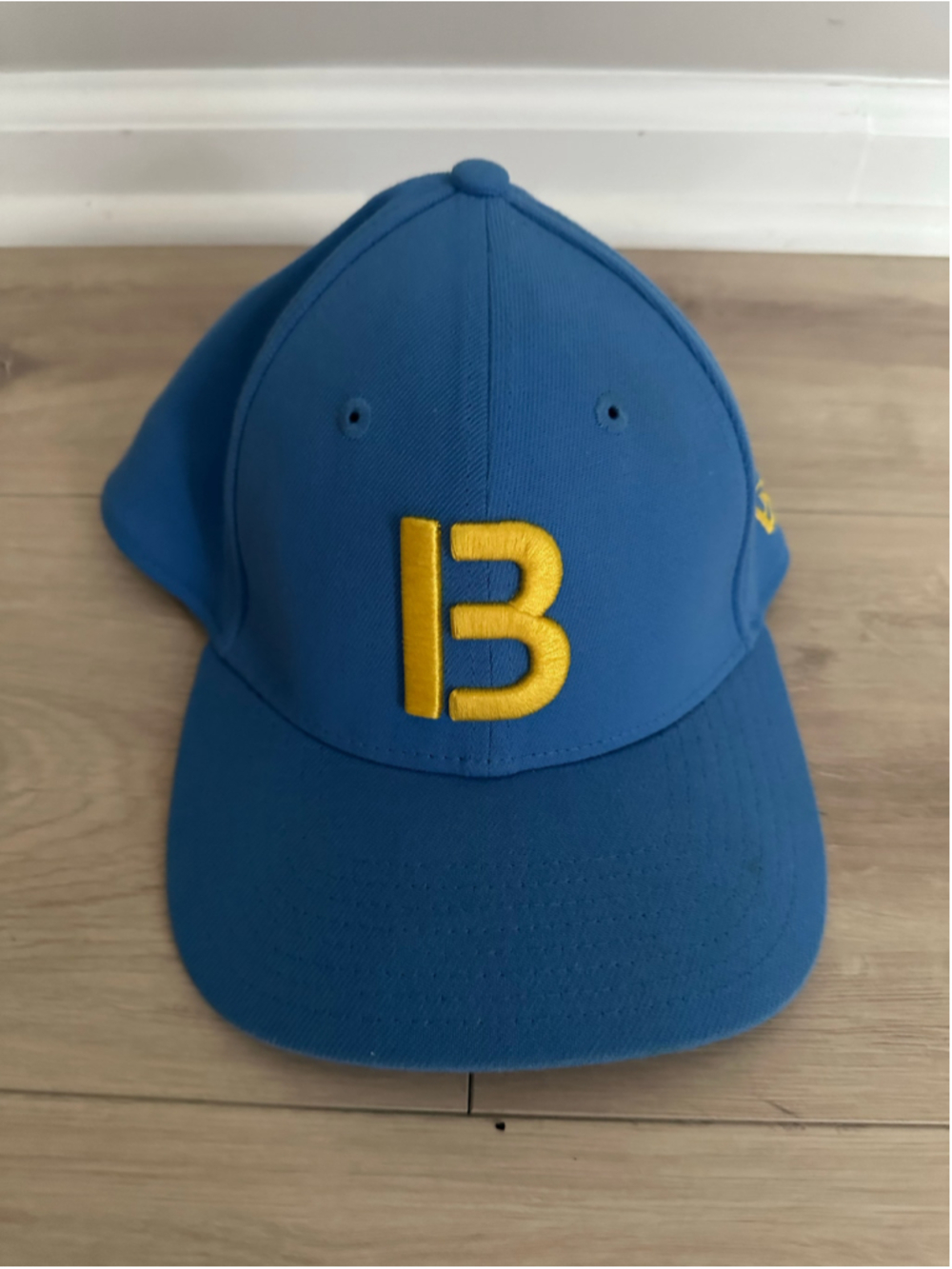 Men's New Era Boston Baseball Cap Hat Blue Yellow One Size